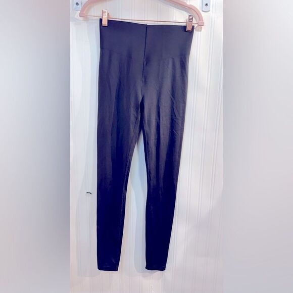 Savage x Fenty Leggings High waist black Stretch Pink Stripe Sz S - Picture 2 of 7